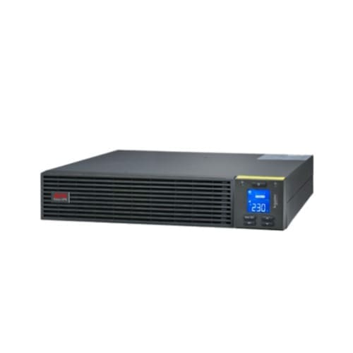 APC Easy UPS 3000VA/2700W Online UPS, 2U Rackmount, 230V/16A Input, 1x IEC C19 6x IEC C13 Outlets, Lead Acid Battery, W/ Rail Kit