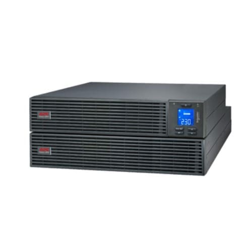 APC Easy UPS 3000VA/2700W Online UPS, 4U Rackmount, 230V/16A Input, 4x IEC C13 Outlets, Lead Acid Battery, W/ Battery Pack, W/ Rail Kit