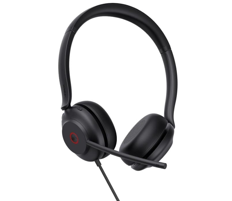 Yealink UH35 Dual UC USB-C/A Wired Headset, Microsoft Teams UC Certified, Dual Noise-Canceling Microphones USB-A / 35mm Speaker, Lightweight