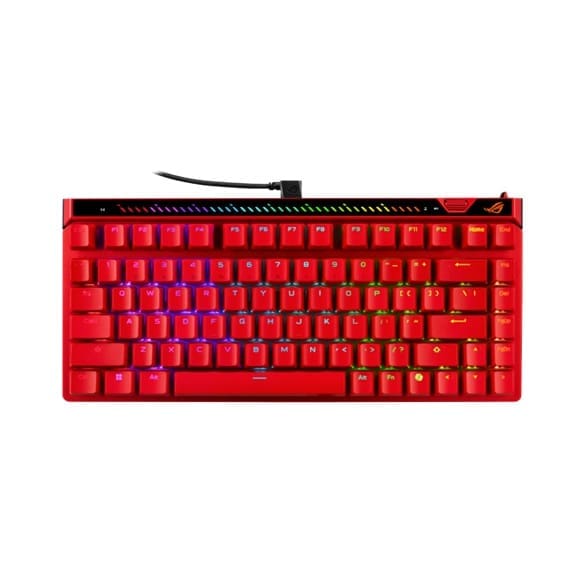 ASUS ROG FALCHION ACE 75 HE V2X - RED Gaming Keyboard, HFX V2X Magnetic Switch, 0.1–3.5mm actuation, 0.01mm tuning, 8000Hz, Rapid Trigger, USB-C