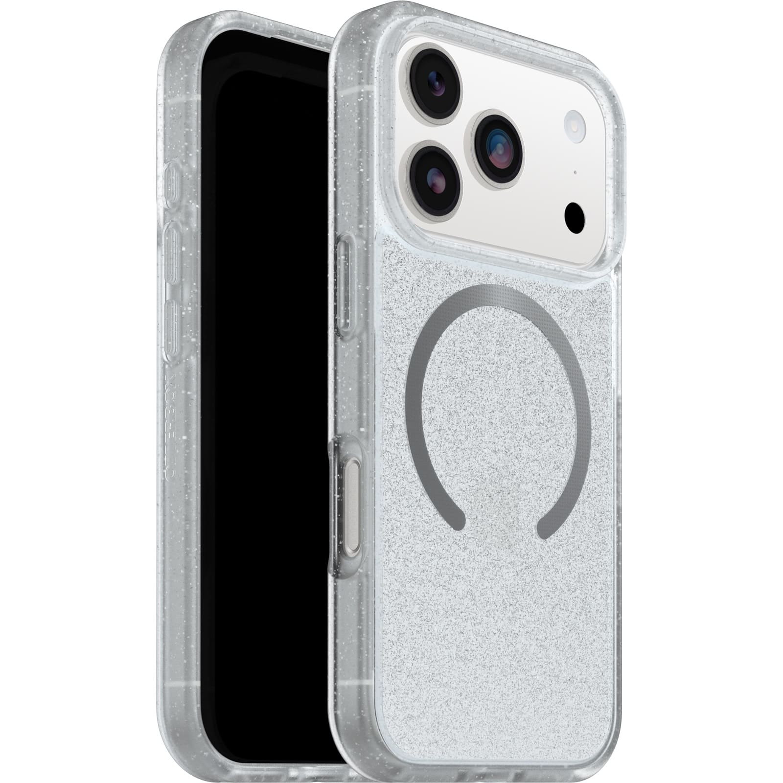 OtterBox React MagSafe Apple iPhone 18 Pro / iPhone 17 Pro (6.3") Case Stardust (Clear Glitter) - (77-99281),DROP+ Military Standard,7 Years Warranty