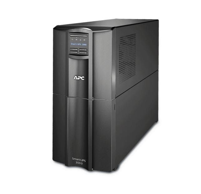 APC Smart-UPS 3000VA/2700W Line Interactive UPS,Tower,230V/16A Input,1x IEC C19 8x IEC C13 Outlets,Lead AcidBattery,SmartConnect(power cab not incl)