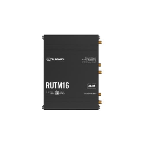 Teltonika RUTM16 CAT 6 LTE ROUTER, Global Operation with Telit Cat 6 Modem, Dual-band Wi-Fi 5, 5x Gigabit Ethernet Ports, PSU included