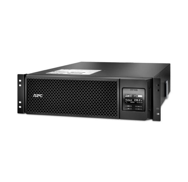APC Smart-UPS 5000VA/4500W Online UPS, 3U Rackmount, 230V/HW Input, 4x IEC C19 6x IEC C13 Outlets, Lead Acid Battery, Network Smart Slot, W/ Rail